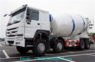 8×4 371 het Euro II Cement die van HP Materiaal, Vrachtwagen mengen Opgezette Concrete Mixer met HW76-Cabine