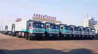 Blauwe BEIBEN van de de Vrachtwagen de Op zwaar werk berekende Trommel van de 40 Tonstortplaats de Vrachtwagenoem Beschikbare Dienst