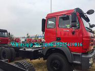 De rode Militaire de Vrachtwagen van de Gebruiks6x6 Lading/Off Road-Ladingsvrachtwagen keurt Benztechnologie goed