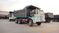SINOTRUK brede de stortplaatsvrachtwagen van de lichaams6x4 371hp HOWO op zwaar werk berekende 60-70tons mijnbouw voor Mijn