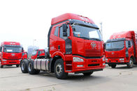 De rode Kleur JH6 10 rijdt 6x4-de Vrachtwagen van de Tractoraanhangwagen met Enige Vermindering 457 van FAW As