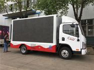 Het Diesel van FAW 4x2 Verplaatsing van de LEIDENE Scherm de Mobiele Reclamevrachtwagen 3707ml