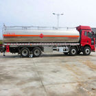 De Tankervrachtwagen van CA5310GYYP63K2L6T4E4 8x4/28000L-de Vrachtwagens van de Olielevering met 4 - 6mm Koolstofstaalmateriaal