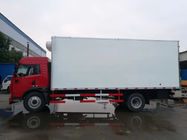 De witte of Rode Kleine Gekoelde Vrachtwagens van 4x2 met het Materiaal van de Roestvrij staallading