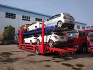 Dubbele de Lagen Flatbed Vrachtwagen van FAW CA1560 4x2 voor Vervoer van Type van Auto's het Handtransmissie
