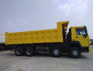 De gele Vrachtwagen van Kleurensinotruk 6x4 Euro Op zwaar werk berekende Stortplaats 2 met 400L-Brandstoftank