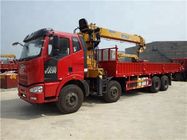4 assen8x4 Vrachtwagen Opgezette Kraan, Kraan van de 12 Ton de Hydraulische Vrachtwagen