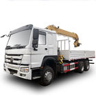 Kraan van de Howo de Chinees6x4 Lading Opgezette Kraan van de Vrachtwagen/10 Ton de Telescopische Boom Vrachtwagen
