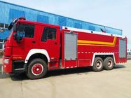 Rode Vrachtwagen Voor speciale doeleinden, de Noodsituatie 6x4 van HOWO Op zwaar werk berekende Brandbestrijdingsvrachtwagen
