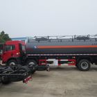 Rode van de het Zoutzuurtanker van FAW 15000L 8×4 het Type van de Vrachtwagendiesel Handtransmissie