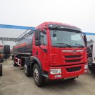 Rode van de het Zoutzuurtanker van FAW 15000L 8×4 het Type van de Vrachtwagendiesel Handtransmissie