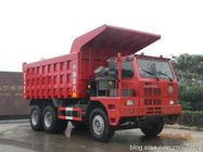 Van de de Stortplaatsvrachtwagen 70T van de Sinotrukhowo Mijnbouw van de de Ladingscapaciteit 6X4 de Aandrijving 420HP