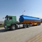42000 Liter Van de Stookolietank de Op zwaar werk berekende Semi Aanhangwagens met Koolstofstaal Matrrial en FUWA-As