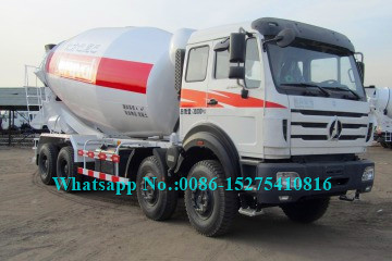 Beiben NG80B 2638P 8x4 40Ton 380hp 14 16 18 cbm Concrete Mixervrachtwagen voor vervoerbeton