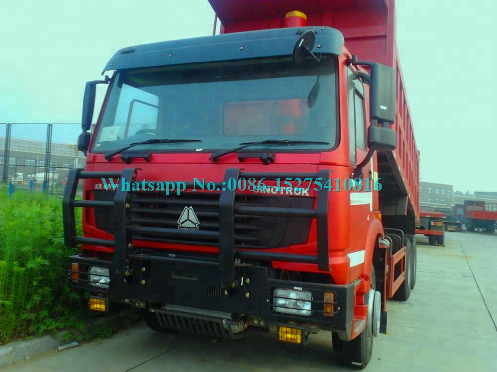 De nieuwe speculant van SINOTRUCK HOWO 30T 290hp 6x6 10 al wiel slaat de Stortplaatsvrachtwagen van de wegmijnbouw voor DR. CONGO Ruwe Terreinweg af