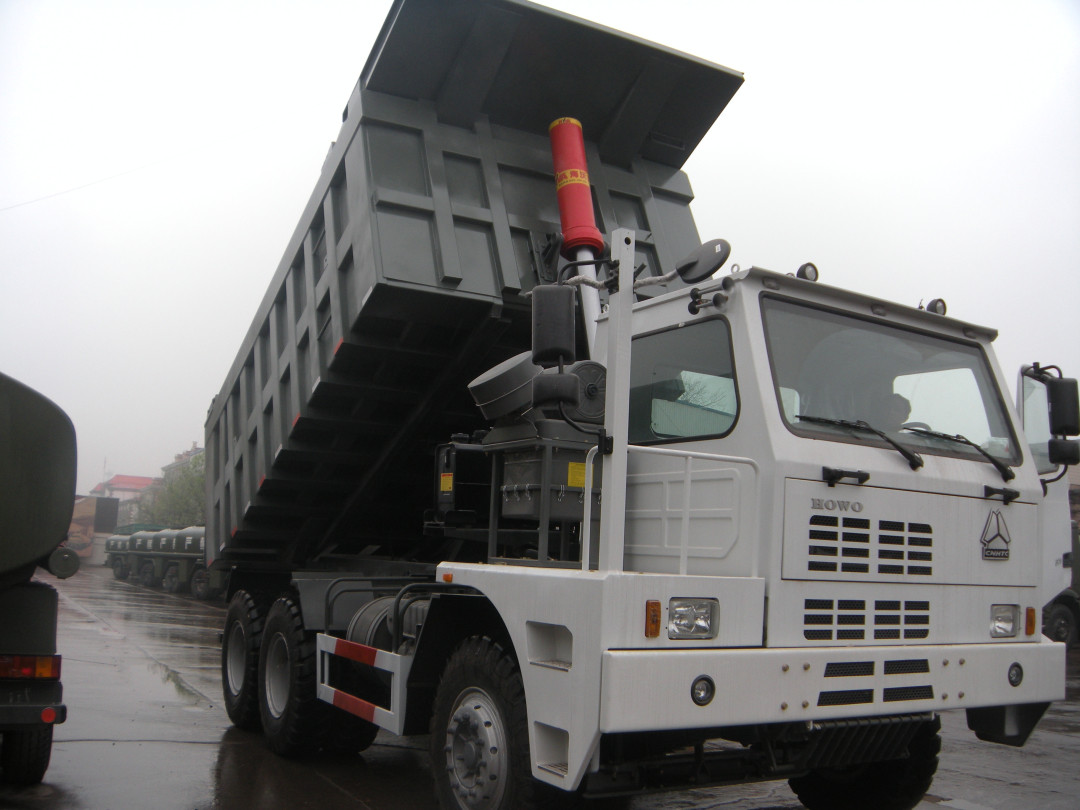 De Vrachtwagen van de de Mijnbouwkipper van HOWO 70T/Off Road-Stortplaatsvrachtwagen ZZ5707S3840AJ