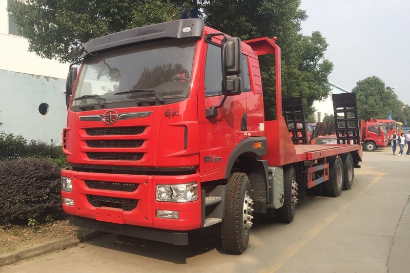 8x4 Flatbed Vrachtwagen Voor speciale doeleinden met de Snelle Transmissie en Motor van Weichai WP10.310E53