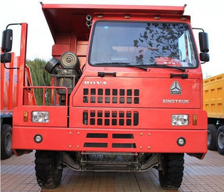 Één de Kippersvrachtwagen van Sinotruk van de Dwarsbalkcabine, Howo-de Vrachtwagen33cbm Capaciteit van de Steengroevestortplaats