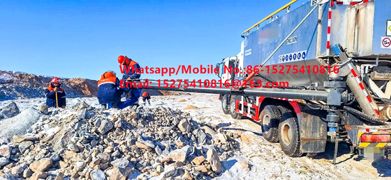 Volledig intelligente Veiligheid betrouwbaarheid loopvlak bulk trucks 15/20/25Ton zware ammoniumolie explosieven emulsie ANFO Truck MMU MEMU Voor Mongolië DR CONGO PERU Ghana Mining Blasting