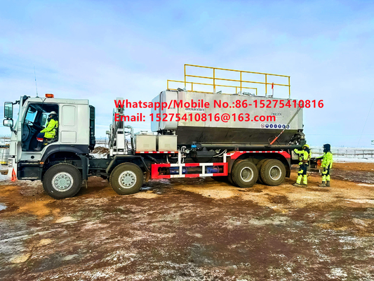 Hoge sterkte roestvrij staal Veiligheid betrouwbaarheid Tread Bulk Trucks 15/20/25Ton Zware ammoniumolie explosieven Emulsie ANFO Truck MMU MEMU Voor Mongolië DR CONGO PERU Ghana Mining Blasting BCLH/BCRH/BCZH