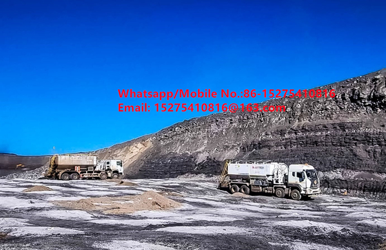 Hoog kosteneffectieve China Veiligheid betrouwbaarheid Tread Bulk Trucks 15/20/25Ton Zware ammoniumolie explosieven Emulsie ANFO Truck MMU MEMU Voor Mongolië DR CONGO PERU Ghana Mining Blasting BCLH/BCRH/BCZH