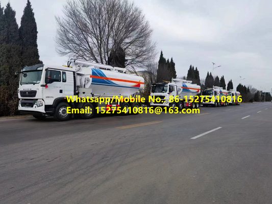 Hoog kosteneffectieve HOWO 15/20/25T BCLH-20 Op locatie gemengd granulair ammonium explosieven ANFO Truck emulsie mobiele explosieven Productie-eenheid