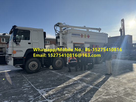 Op maat gemaakte goede waarde HOWO 15/20/25T BCLH-15 Op locatie gemengd granulair ammonium explosieven ANFO Truck emulsie mobiele explosieven Productie-eenheid Mongolen уул уурхайн тэсэлгээний MEMU MMU BCLH/BCZH/BCRH