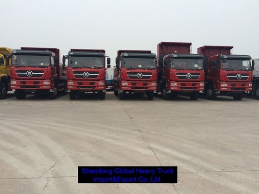 Zware vrachtwagen met 6x4 dieselauto's 40 ton laadvermogen ABS-remsysteem