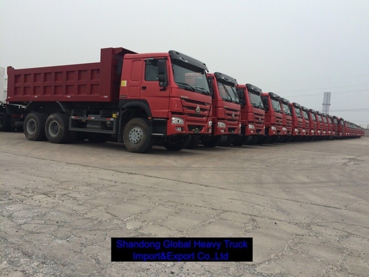Zware vrachtwagen met 6x4 dieselauto's 40 ton laadvermogen ABS-remsysteem