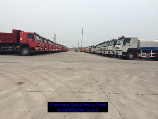 Zware vrachtwagen met 6x4 dieselauto's 40 ton laadvermogen ABS-remsysteem