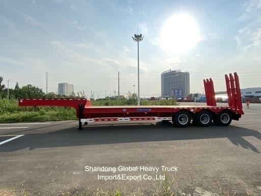 Nieuwe modellen van multi-assen zware lage platbed half-trailers met directe fabrieksverkoop