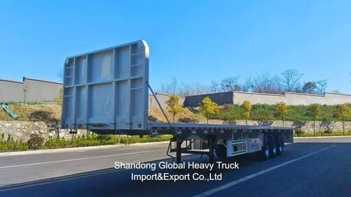 Nieuwe modellen van multi-assen zware lage platbed half-trailers met directe fabrieksverkoop