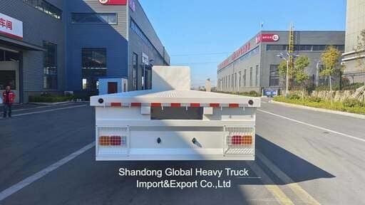 Nieuwe modellen van multi-assen zware lage platbed half-trailers met directe fabrieksverkoop