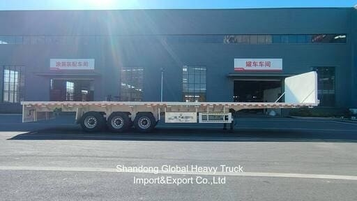 Nieuwe modellen van multi-assen zware lage platbed half-trailers met directe fabrieksverkoop