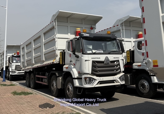 Chinese Sinotruck Howo 400hp Tipper 8x4 Mini 60 Ton Canter nieuwe dump truck