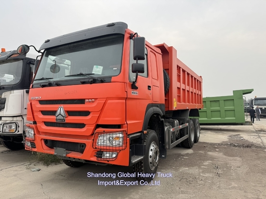 Chinese Sinotruck Howo 371 Gebruikte tipper 6x4 30 ton Canter Gebruikte dumptruck