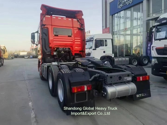10 wielen 6x4 40t Sinotruk HOWO Container Cargo Trailer Tractor Head Truck