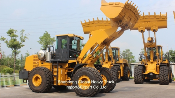 Gebruikte Nieuwe Zl958 OEM Constructie Tractor Hydraulische Heavy Duty 4 Wd Mini Wheel Front Loader