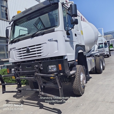 HOWO 8 kubieke meter cementmixer pompmachine gebruikte beton cementmixer vrachtwagen te koop