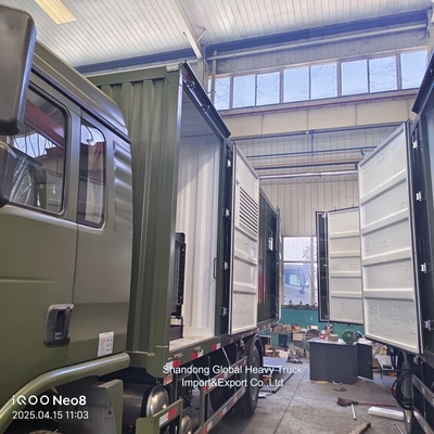 China Sinotruk HOWO 4X2 6X4 zware vrachtwagen koelbox