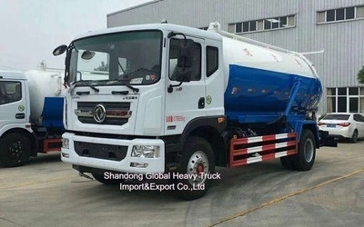 Dongfeng 4cbm 4*2 rioolzuigtruck rioolzuigtruck vacuümtanker