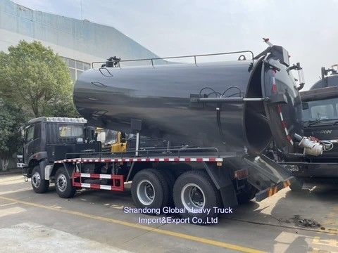 FAW 6X4 Aandrijving Hogedrukpomp 20000L Capaciteit Rioleringszuigwagen voor Efficiënte Rioleringreiniging