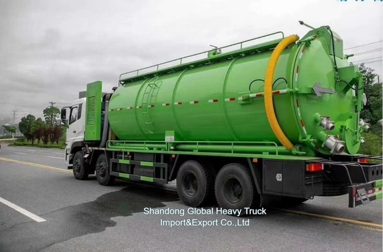 Fabrieksprijs 8*4 380 pk Afvoerzuigtruck Dongfeng Chassis 18000L Tank