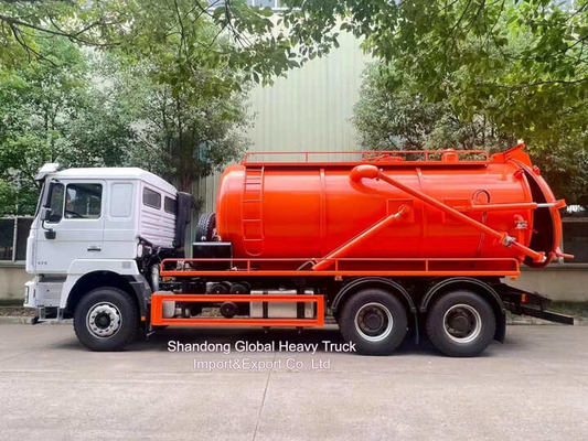 Rhd Shacman F3000 Hydro Excavators gecombineerd riool Vacuum Zuig riool + 4000L schoon water