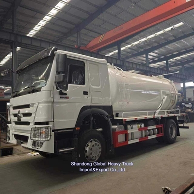Nieuwe HOWO rioolzuigtruck 12000 liter combinatie vacuüm jettruck te koop