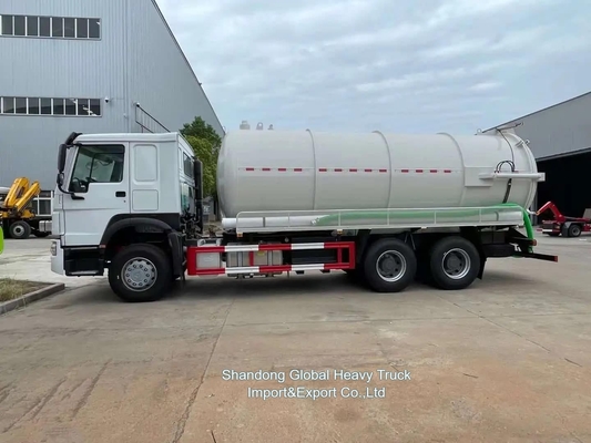 Sinotruk HOWO 6X4 20cbm rioolzuig-vacuümtank