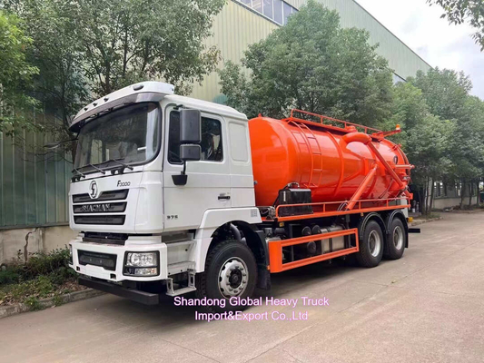 Rhd Shacman F3000 Hydro Excavators gecombineerd riool Vacuum Zuig riool + 4000L schoon water