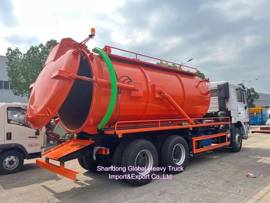 Rhd Shacman F3000 Hydro Excavators gecombineerd riool Vacuum Zuig riool + 4000L schoon water