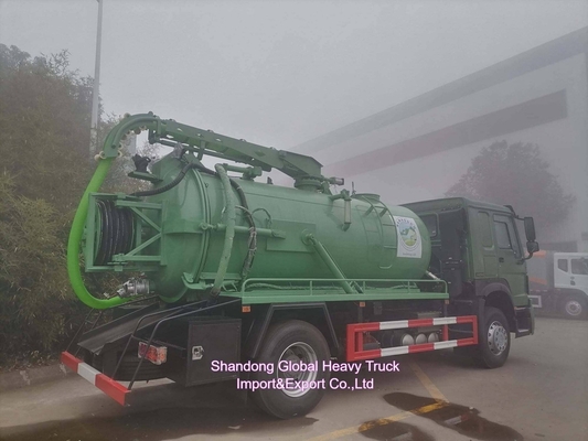 Sinotruk 371HP 18000L Vacuüm Afvoerzuigtruck Tanker Truck Factory Price