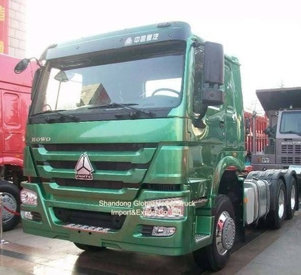 Sinotruk Gebruikte HOWO 6X4 12wheeler 371HP 375 420HP Tractor Truck Prime Mover Tractor Head Te koop